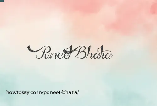 Puneet Bhatia