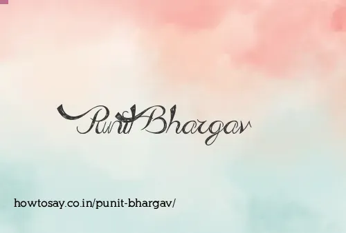 Punit Bhargav