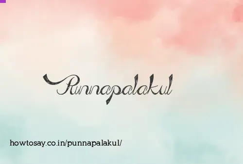 Punnapalakul