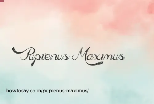 Pupienus Maximus
