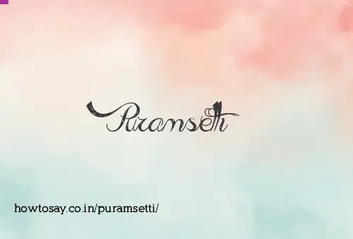 Puramsetti