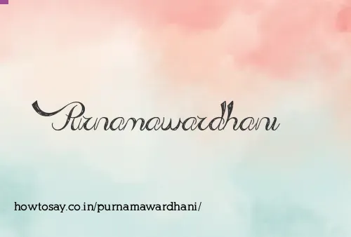 Purnamawardhani