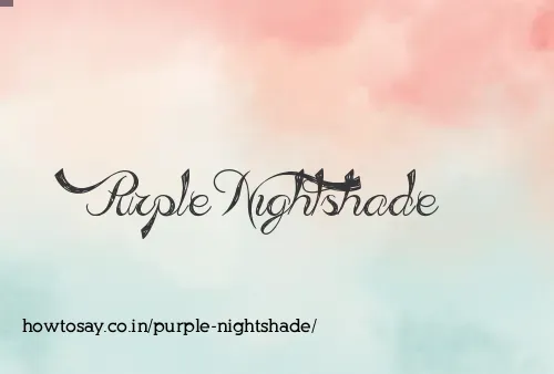 Purple Nightshade