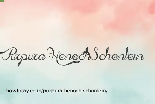Purpura Henoch Schonlein