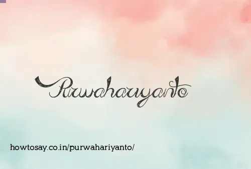Purwahariyanto