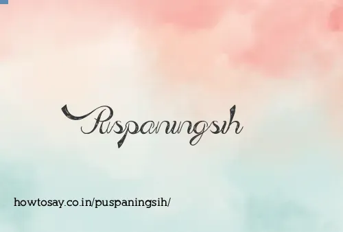 Puspaningsih