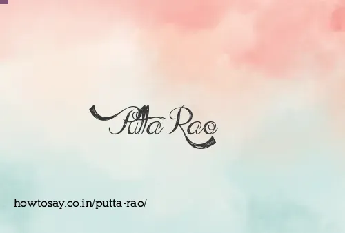 Putta Rao