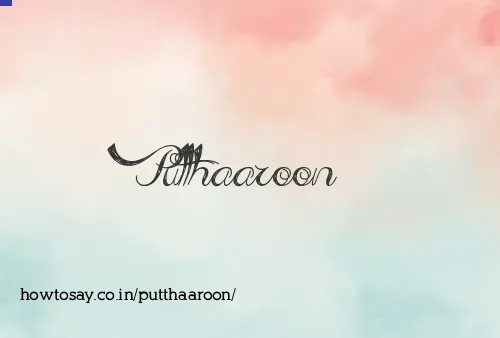 Putthaaroon