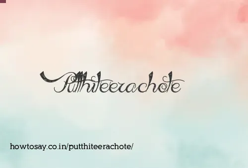 Putthiteerachote