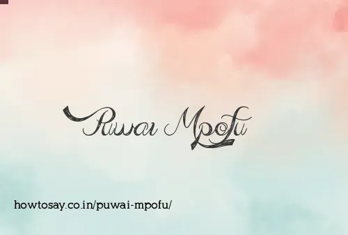 Puwai Mpofu