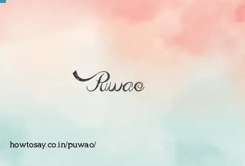 Puwao