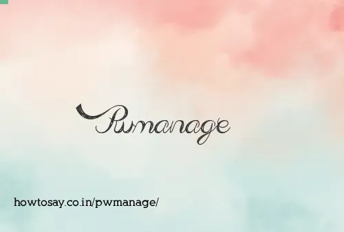 Pwmanage