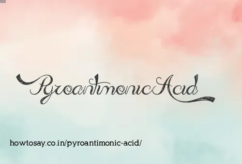 Pyroantimonic Acid