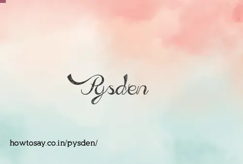 Pysden