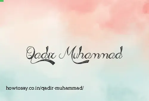 Qadir Muhammad