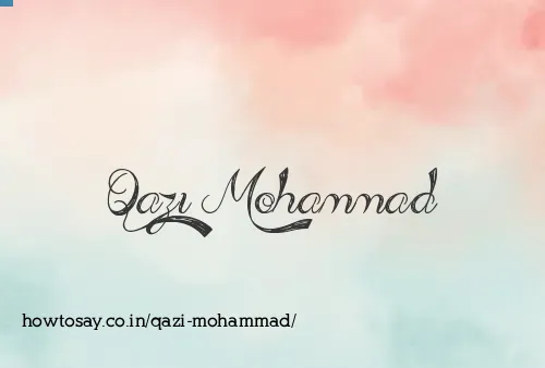 Qazi Mohammad
