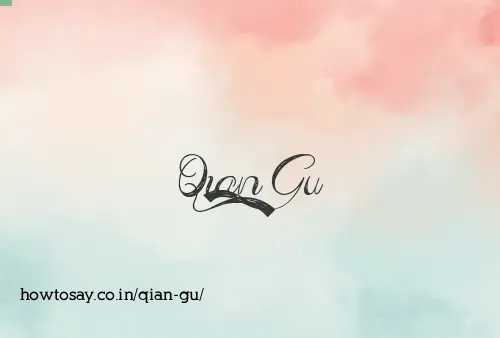 Qian Gu