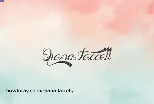Qiana Farrell
