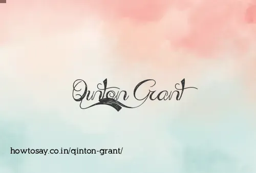 Qinton Grant
