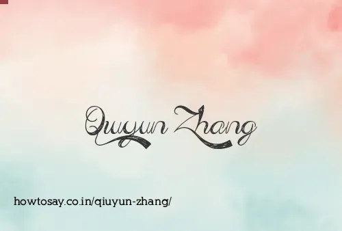 Qiuyun Zhang