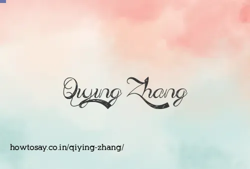 Qiying Zhang