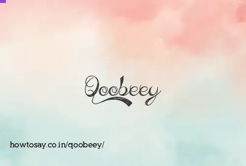 Qoobeey