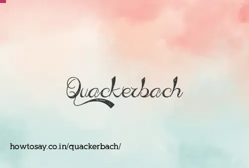 Quackerbach