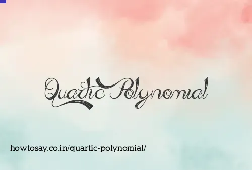 Quartic Polynomial