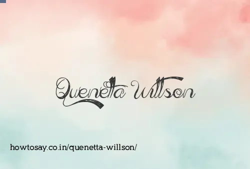 Quenetta Willson