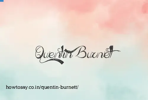 Quentin Burnett