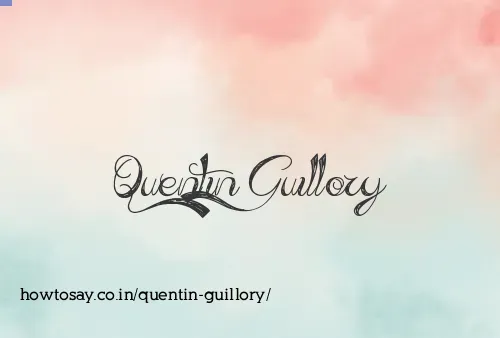 Quentin Guillory