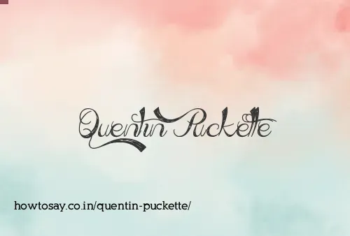 Quentin Puckette