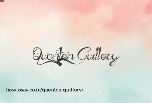 Quenton Guillory