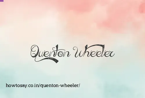 Quenton Wheeler