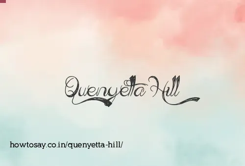 Quenyetta Hill