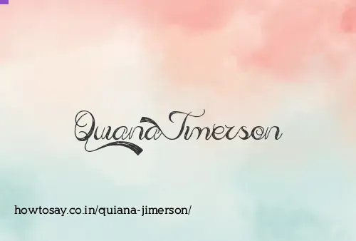 Quiana Jimerson