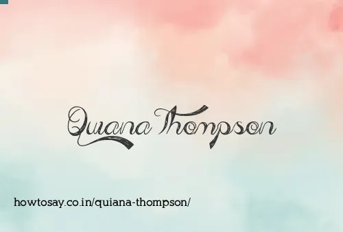 Quiana Thompson
