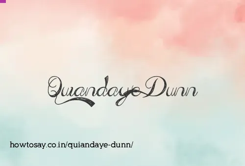 Quiandaye Dunn