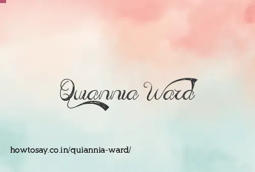 Quiannia Ward