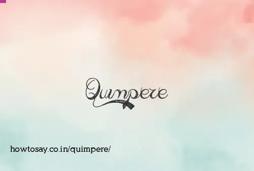Quimpere