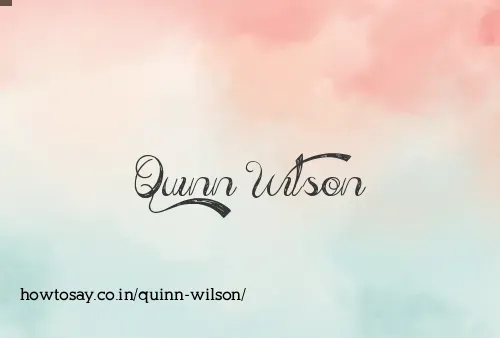 Quinn Wilson