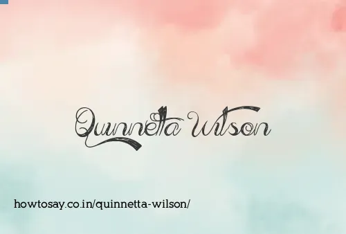 Quinnetta Wilson