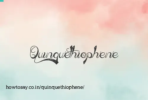 Quinquethiophene