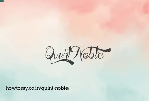Quint Noble