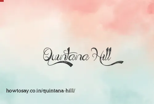 Quintana Hill