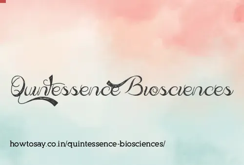 Quintessence Biosciences