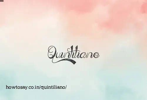 Quintiliano