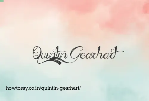 Quintin Gearhart