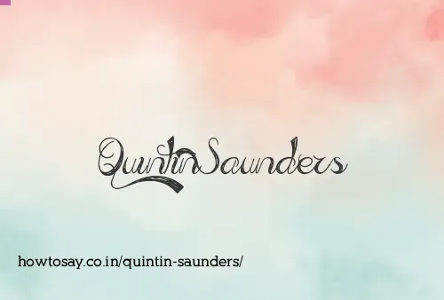 Quintin Saunders