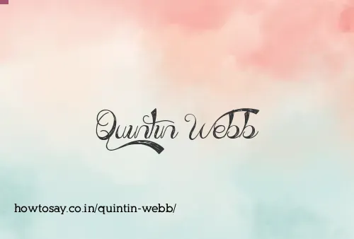 Quintin Webb